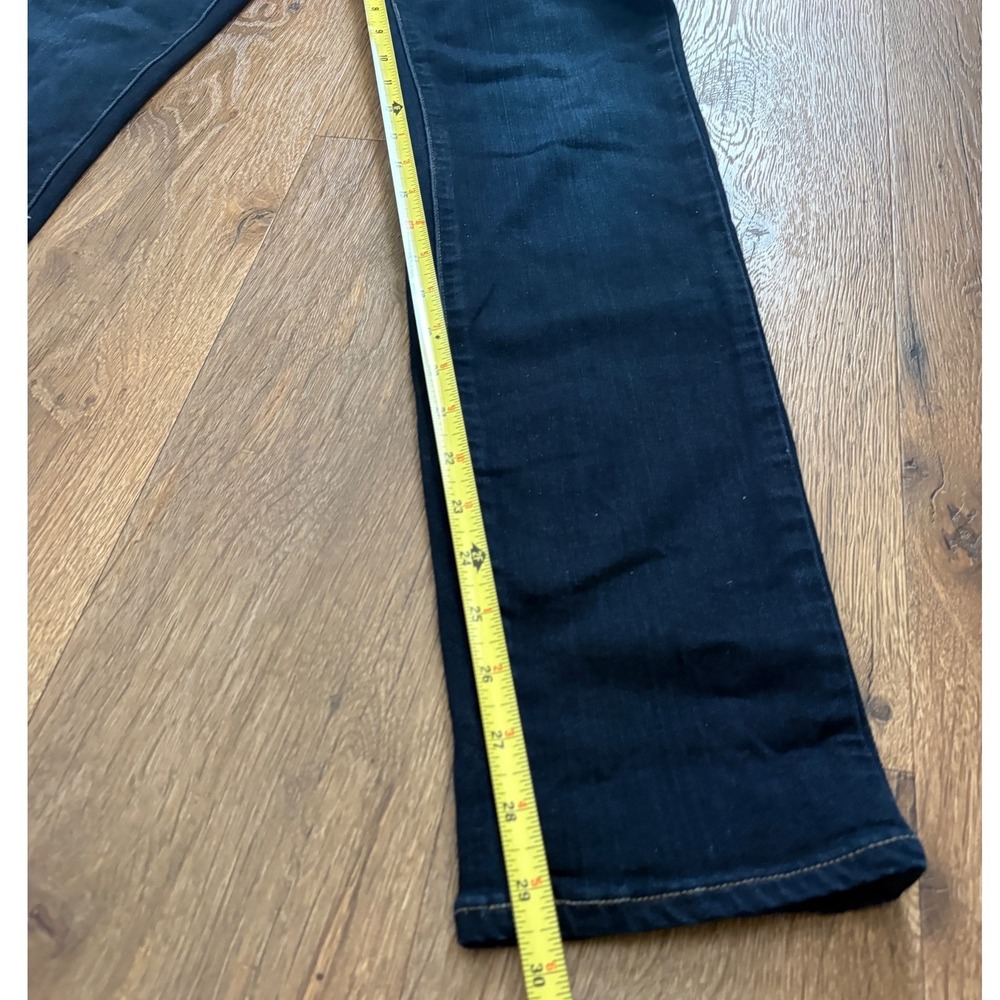 Paige Skyline Skinny Jeans Womens 28 Dark Indigo Blue Mid Rise Made in USA - Picture 5 of 10